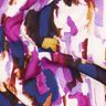 Tissu viscose Impression numérique coups de pinceau abstraits – raisin/indigo,  thumbnail number 2