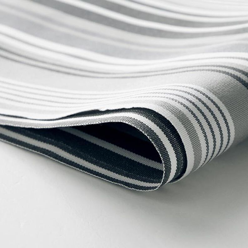 Toile pour store banne Rayures mixtes – gris clair/gris foncé,  image number 6