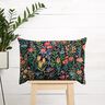 Tissu de décoration Gobelin Petites fleurs – noir,  thumbnail number 6