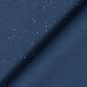 Tissu en coton Popeline Imprimé feuille Taches argentées – bleu nuit/argent métallisé,  thumbnail number 4
