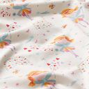 Jersey coton Petite fée – blanc/bleu clair, 