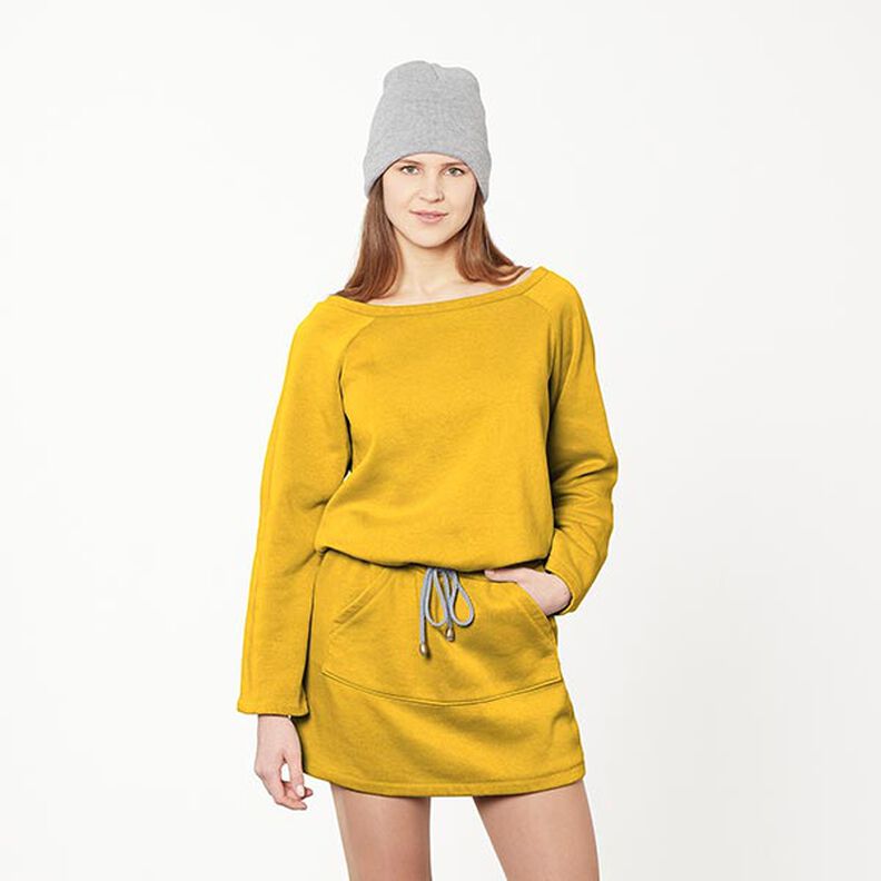 Sweatshirt gratté – moutarde,  image number 7