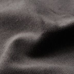 Velours à côtes fines stretch – gris foncé, 