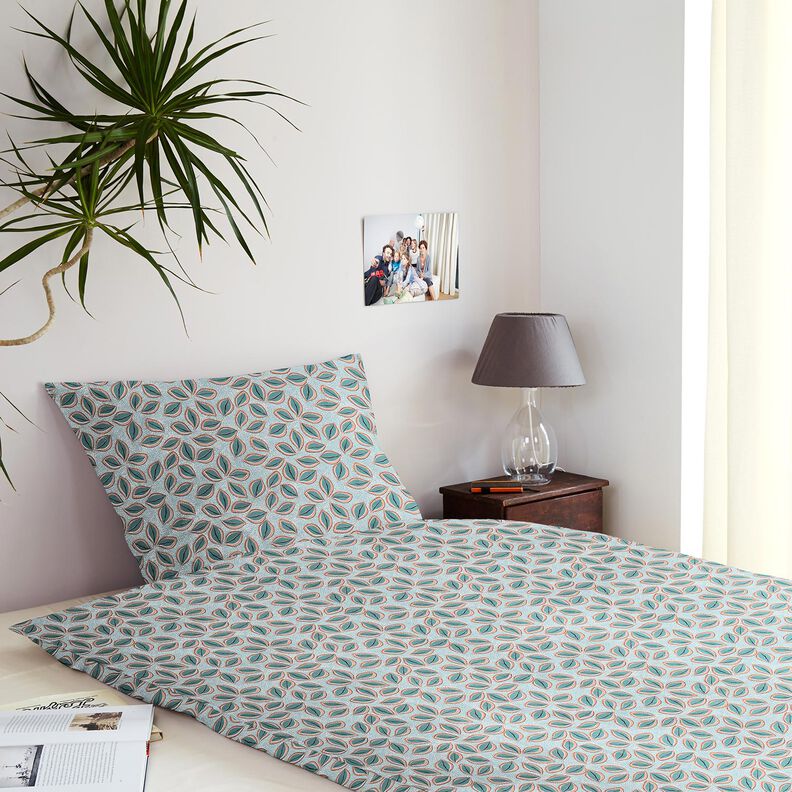 Tissu en coton Cretonne Feuilles artistiques – eucalyptus,  image number 7