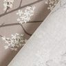 Tissu de décoration Semi-panama Rameaux en fleur – taupe,  thumbnail number 4