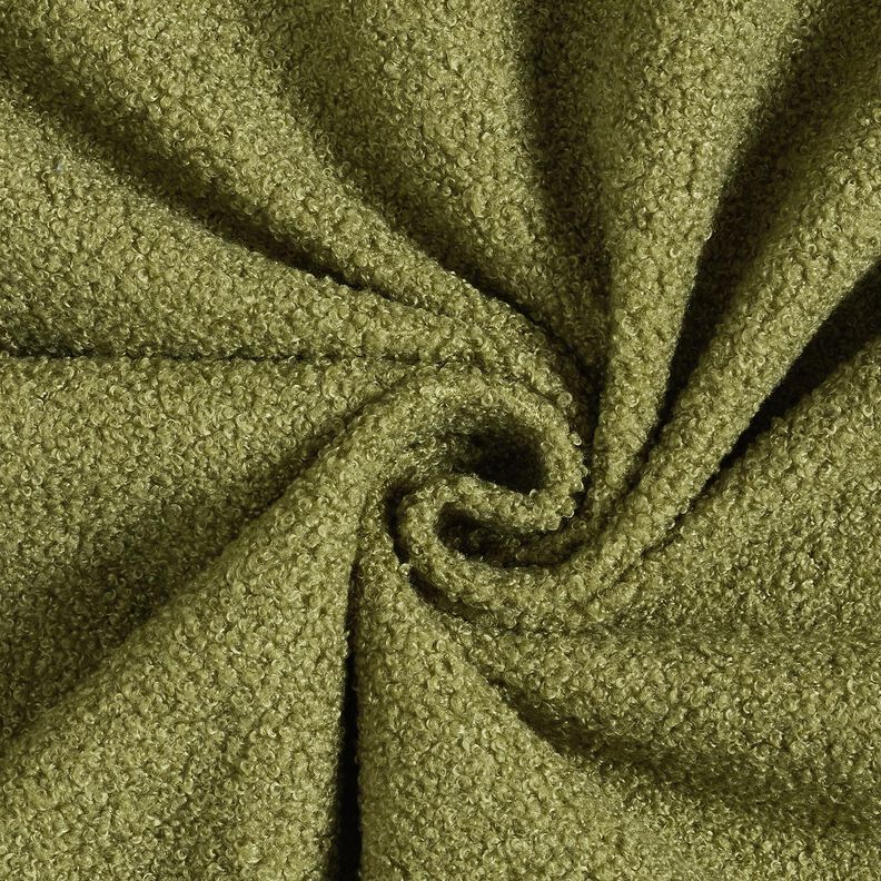 Tissu de revêtement Tissu peluche doux – olive,  image number 1