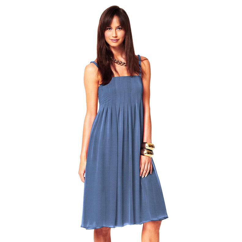 Jersey viscose Médium – gris bleu, image number 5