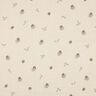 GOTS Tissu double gaze de coton fleurs romantiques  | Poppy Fabrics – beige clair/cannelle,  thumbnail number 1