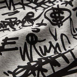 Polaire alpin Graffiti Chiné – argent, 