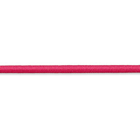 Cordelette en caoutchouc [Ø 3 mm] – rose intense, 