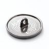 Bouton métallique Météore – argent métallique,  thumbnail number 3