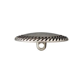Bouton en métal œillet – argent ancien métallique, 