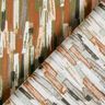 Tissu en coton Cretonne Coups de pinceau – pin/bronze,  thumbnail number 4