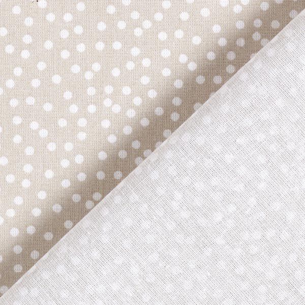 Tissu en coton Cretonne points irréguliers – sable,  image number 5