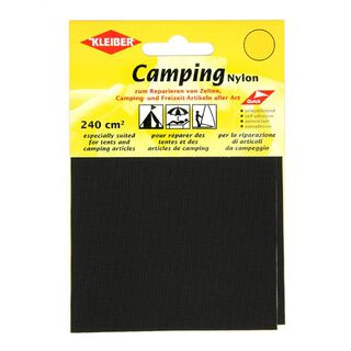 Patchs nylon camping – noir, 