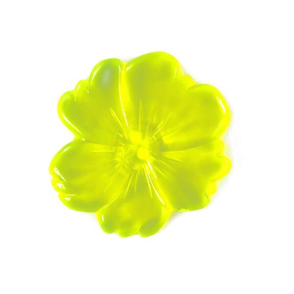 Bouton en plastique, Neon Flower 2, image number 1