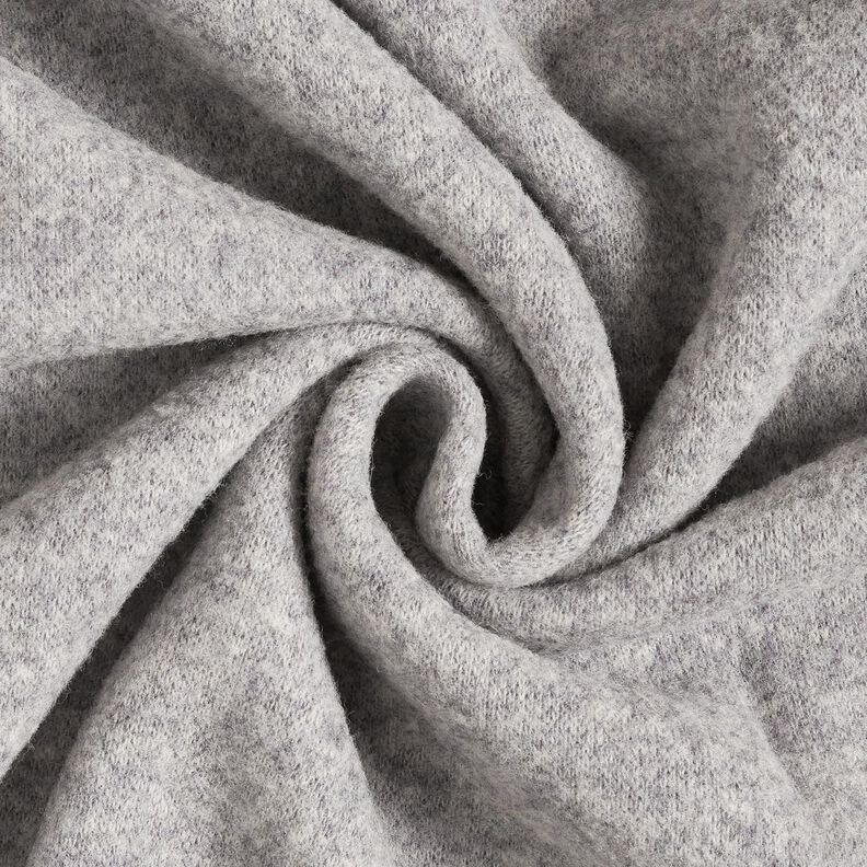 Polaire de laine pure laine vierge Chiné – gris,  image number 1
