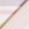Tissu de décoration Semi-panama Mélange de rayures multicolores recyclé – lilas pastel,  thumbnail number 4