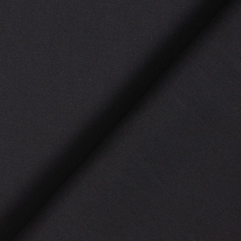 Tissu chemisier Lyocell uni – noir,  image number 3
