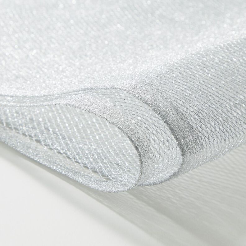 Tulle Métallique – argent,  image number 3