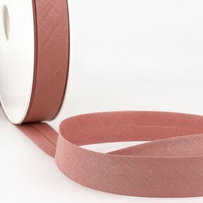 Biais Polycotton [20 mm] – vieux rose, 