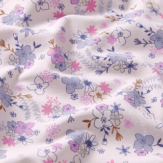 Jersey coton bouquet de fleurs – nature, 