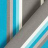 Toile pour store banne Rayures mixtes – gris/turquoise,  thumbnail number 5