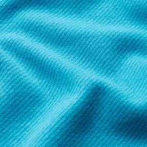 Tissu pour manteau en laine mélangée, uni – turquoise, 