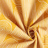 Tissu de décoration Semi-panama Arcs – jaune curry/nature,  thumbnail number 3