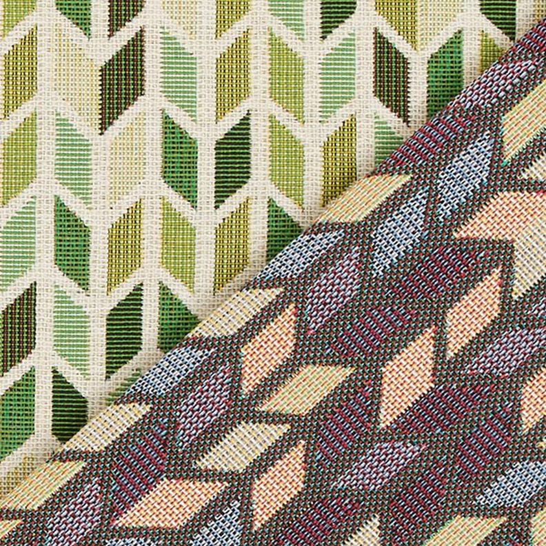 Jacquard Gobelin Zigzag – vert, image number 4