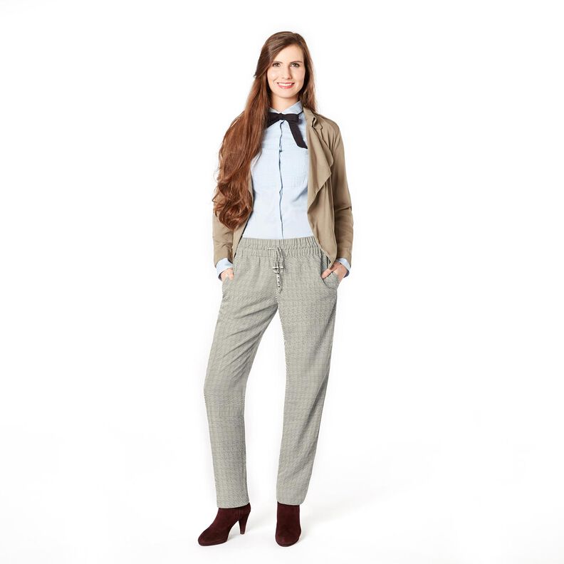 Tissu pour pantalon Prince de Galles – gris clair,  image number 5