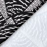 Tissu pour maillot de bain Motif graphique abstrait – noir/blanc,  thumbnail number 4