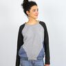 FRAU LILLE - Pull raglan avec coutures diagonales, Studio Schnittreif  | XS -  XXL,  thumbnail number 6