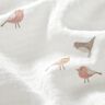 Tissu double gaze de coton Petits oiseaux – ivoire,  thumbnail number 2
