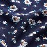Tissu en viscose Pluie de fleurs – bleu nuit,  thumbnail number 2