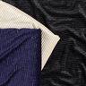 Tissu Nicki Rayures pailletées – bleu marine/argent métallisé,  thumbnail number 5