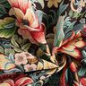 Tissu de décoration Gobelin Superbes fleurs – noir/rouge,  thumbnail number 3