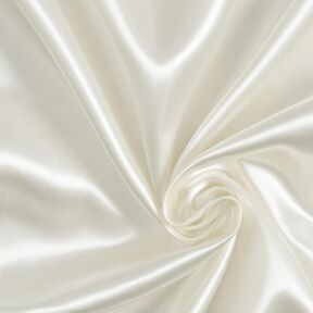 Satin polyester – ivoire, 