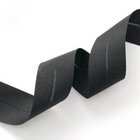 Biais Polycotton [50 mm] – noir, 