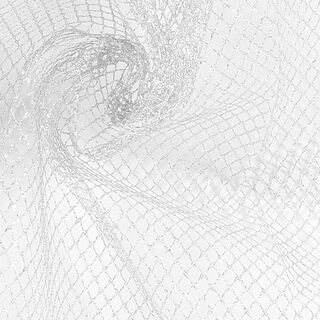 Tulle résille – argent, 