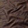 Jersey romanite tissu gratté avec rayures abstraites – marron noir,  thumbnail number 2