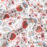 Tissu en coton Popeline Élégantes vrilles de fleurs – blanc/baies,  thumbnail number 2