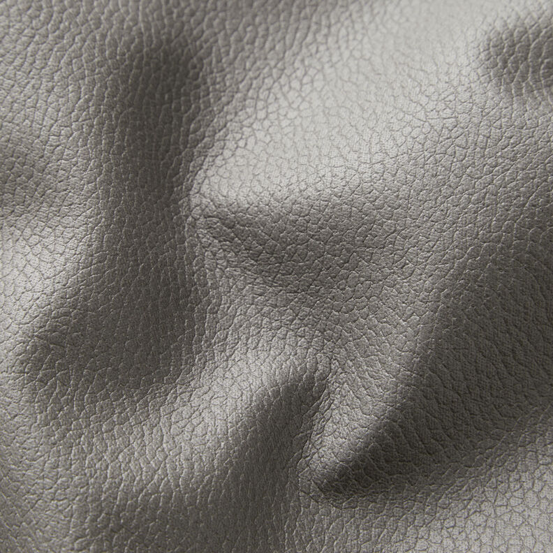 Tissu de revêtement Imitation cuir Léger gaufrage – gris,  image number 2