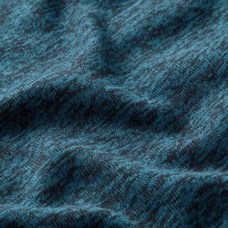 Polaire tricot – pétrole/noir, 