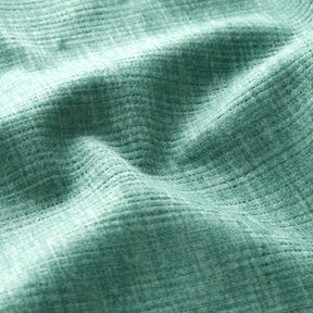 Tissu de revêtement Aspect tissé velouté – turquoise clair, 