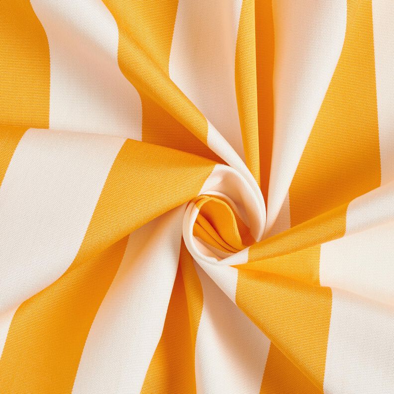 Tissu d’extérieur Canvas Blockstreifen – jaune soleil/ivoire,  image number 3