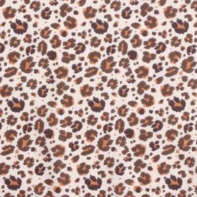 Tissu en coton Cretonne grandes taches léopard – marron moyen/beige clair,  Tissu en coton Cretonne grandes taches léopard – marron moyen/beige clair,