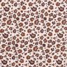 Tissu en coton Cretonne grandes taches léopard – marron moyen/beige clair,  thumbnail number 1