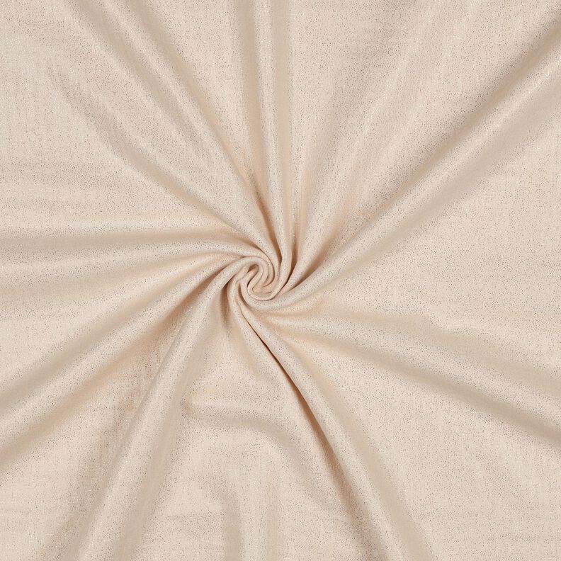 Tissu double gaze de coton fins points scintillants | Poppy Fabrics – sable,  image number 1