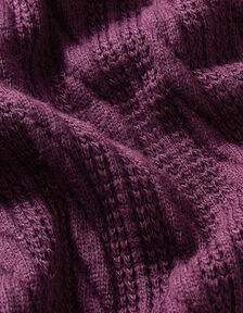 Tissu tricoté écru à rayures grises